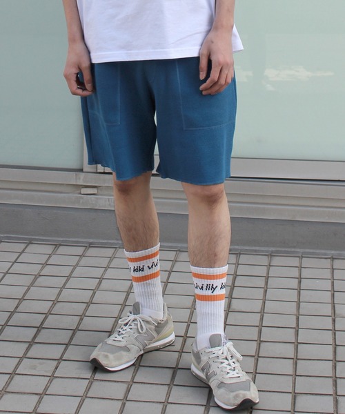 1 to 10 people（ワントゥテンピープル）の「【1to10people】サマーニットショーツ WGC-022-M（その他パンツ・メンズ・ネイビー/サックスブルー/ピンク・M/L）」の6枚目の写真