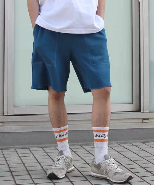 1 to 10 people（ワントゥテンピープル）の「【1to10people】サマーニットショーツ WGC-022-M（その他パンツ・メンズ・ネイビー/サックスブルー/ピンク・M/L）」の7枚目の写真