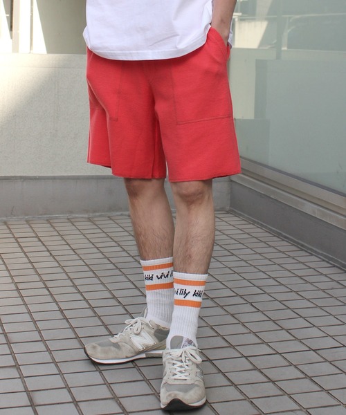 1 to 10 people（ワントゥテンピープル）の「【1to10people】サマーニットショーツ WGC-022-M（その他パンツ・メンズ・ネイビー/サックスブルー/ピンク・M/L）」の11枚目の写真