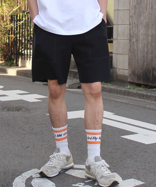 1 to 10 people（ワントゥテンピープル）の「【1to10people】サマーニットショーツ WGC-022-M（その他パンツ・メンズ・ネイビー/サックスブルー/ピンク・M/L）」の17枚目の写真