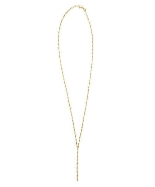 Pierrot(ピエロ)の「ツイストチェーンYラインネックレス(ネックレス・レディース・シルバー/ゴールド・FREE)」の9枚目の写真