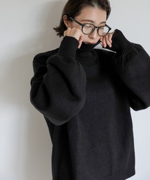 select MOCA | 2022 AW ハイネックルーズオーバーニット(ニット/セーター)