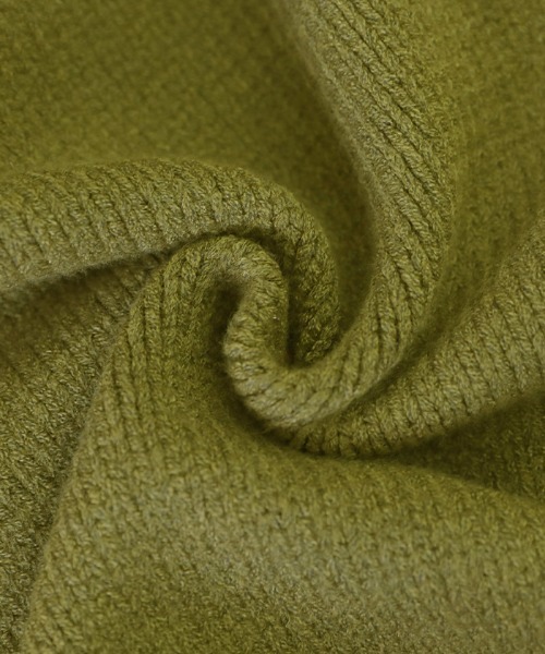 select MOCA（セレクトモカ）の「ハイネックルーズオーバーニット（ニット/セーター・レディース・ブラック/レッド/オリーブ/アイボリー・FREE）」の18枚目の写真