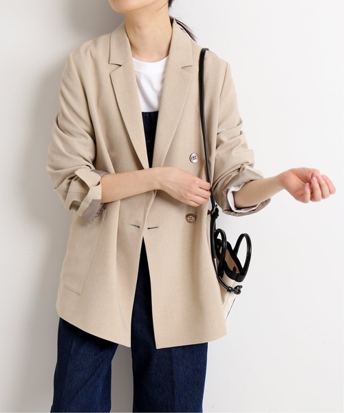 Pe ドビー ダブルジャケット【手洗い可能】◇（その他アウター