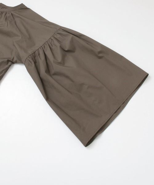 LAATO（ラート）の「FOLDING FAN BLOUSE（シャツ/ブラウス・レディース・ブラウン/チャコールグレー・FREE）」の20枚目の写真