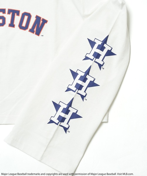 BACK TO THE FIELD（バック トゥー ザ フィールド）の「【MLB】フレアスリーブロゴTシャツ（Tシャツ/カットソー・レディース・ブラック/オフホワイト/パープル・FREE）」の11枚目の写真