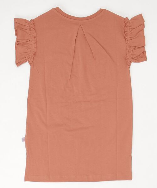 DISCOAT（ディスコート）の「USAコットン肩フリルワンピース（ワンピース・キッズ・ライム/オレンジ/モカ/チャコールグレー・140/130/120）」の8枚目の写真