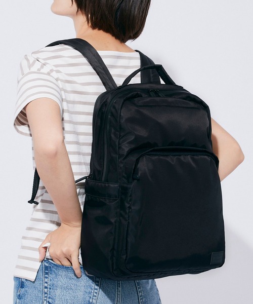 美品 レスポートサック ナイロン シャイン バックパック リュック 大容量 定番 LeSportsac（レスポートサック）の「ROUTE BACKPACK ブラック