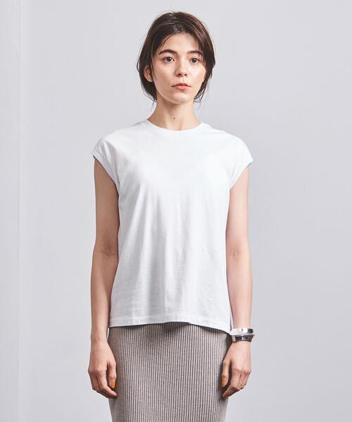 AURALEE オーラリー コットンジャージーノースリーブTシャツ AURALEE（オーラリー）の「AURALEE ノースリーブカットソー（T
