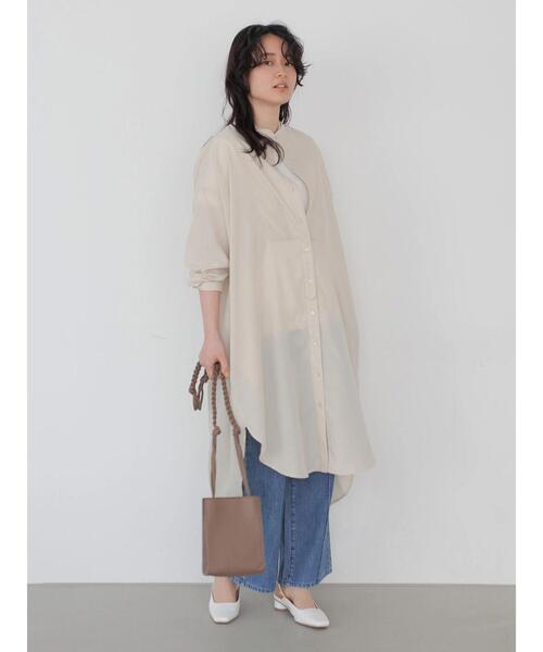 AMERI シアーシャツワンピース Ameri 未使用 アメリ SHEER SHIRT DRESS シアーシャツワンピース