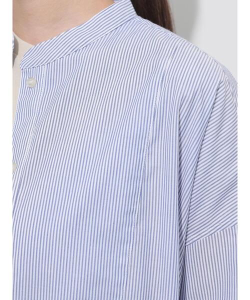 セール Holic アメリカンホリック のファッション American スタンドカラーシアーシャツワンピース シャツワンピース American