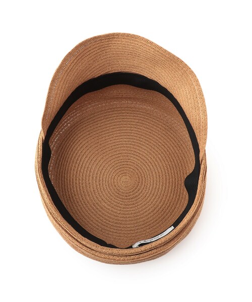 Dessin（デッサン）の「◆ウォッシャブルペーパーキャスケット（キャスケット・レディース・ネイビー/キャメル・00）」の7枚目の写真