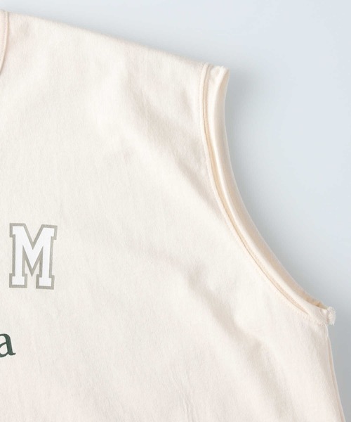 RAG MACHINE（ラグマシーン）の「【RAG MACHINE】ロゴプリントノースリーブ（タンクトップ・レディース・ホワイト/ベージュ/ブラック・M/L）」の21枚目の写真