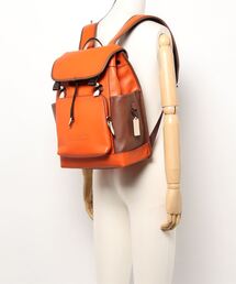 未使用✨COACH リーグ フラップ バックパック リュックサック レザー 黄色 公式】COACH – コーチ | リーグ フラップ バックパック カラー