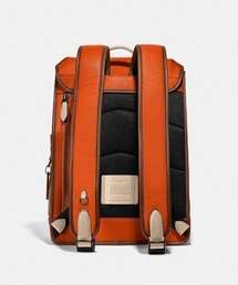 【新品】COACH クリオ バックパック カラーブロック リュックサック セールCoachクリオカラーブロックレザーバックパックリュック