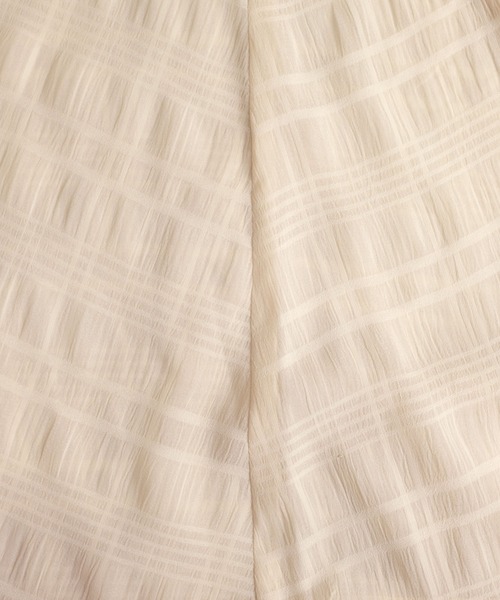 ＡＮＤＪ（アンドジェイ）の「【ANDJ MADE】バックリボンフリルハイネックボリュームシアーワンピース（ワンピース・レディース・アイボリー/グレー系その他/ホワイト/ブラック・M）」の17枚目の写真