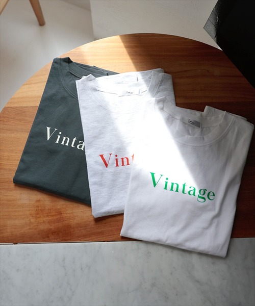 DONOBAN(ドノバン)の「VINTAGE TEE(Tシャツ/カットソー・レディース・チャコールグレー/杢グレー/ホワイト・F)」の20枚目の写真