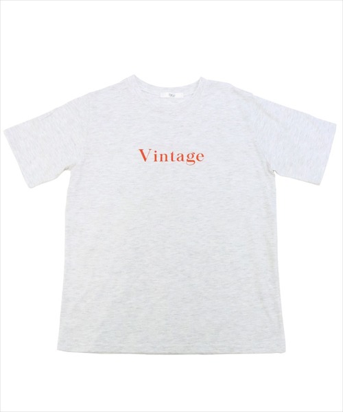 DONOBAN(ドノバン)の「VINTAGE TEE(Tシャツ/カットソー・レディース・チャコールグレー/杢グレー/ホワイト・F)」の12枚目の写真