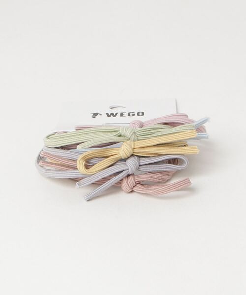 WEGO（ウィゴー）の「WEGO/【6点セット】リボン細ヘアゴム（ヘアゴム・レディース・その他1/その他2・FREE）」の3枚目の写真