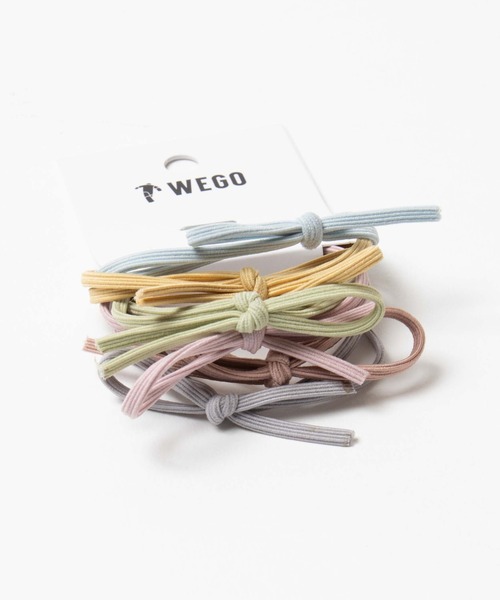 WEGO（ウィゴー）の「WEGO/【6点セット】リボン細ヘアゴム（ヘアゴム・レディース・その他1/その他2・FREE）」の6枚目の写真
