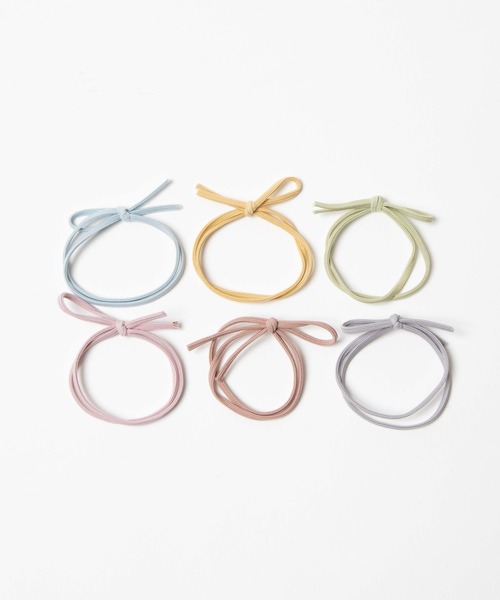 WEGO（ウィゴー）の「WEGO/【6点セット】リボン細ヘアゴム（ヘアゴム・レディース・その他1/その他2・FREE）」の8枚目の写真