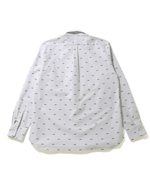 A BATHING APE（アベイシングエイプ）の「MR PATTERN OXFORD STRIPE BD SHIRT M（シャツ/ブラウス・メンズ・サックスブルー/グレー・LARGE/SMALL/MEDIUM/X-LARGE/XX-LARGE）」の5枚目の写真