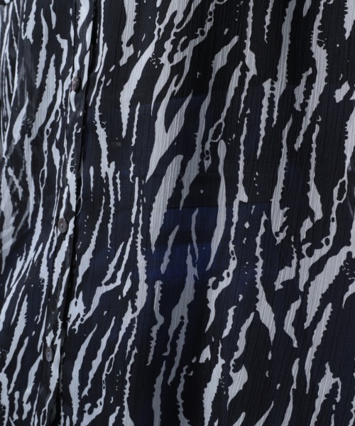 HARE(ハレ)の「ビッグカラーガラシアーシャツ(HARE)(シャツ/ブラウス・レディース・ブラック/オフホワイト/ブルー・FREE)」の20枚目の写真