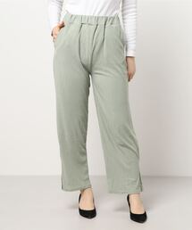 Samansa Mos2 blue | 楊柳カットパンツ(その他パンツ)