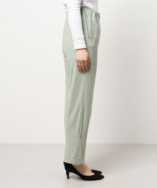 Samansa Mos2 blue(サマンサモスモスブルー)の「楊柳カットパンツ(その他パンツ・レディース・ブラック/グリーン/モカ・フリ-)」の4枚目の写真