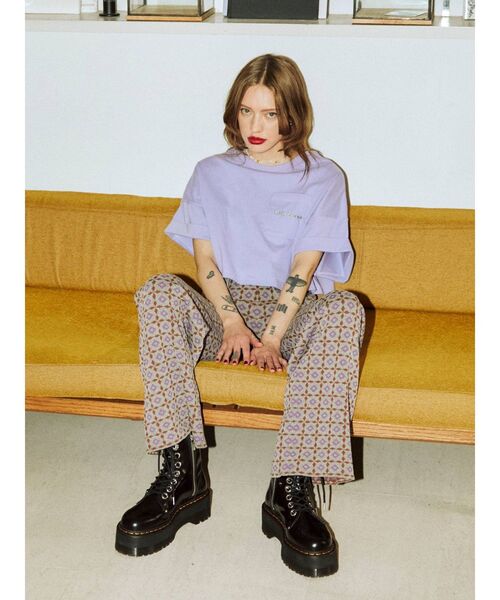 jouetie（ジュエティ）の「ジャガードニットパンツ（その他パンツ・レディース・グレー/ブラック/ピンク/ブラウン・MEDIUM）」の10枚目の写真