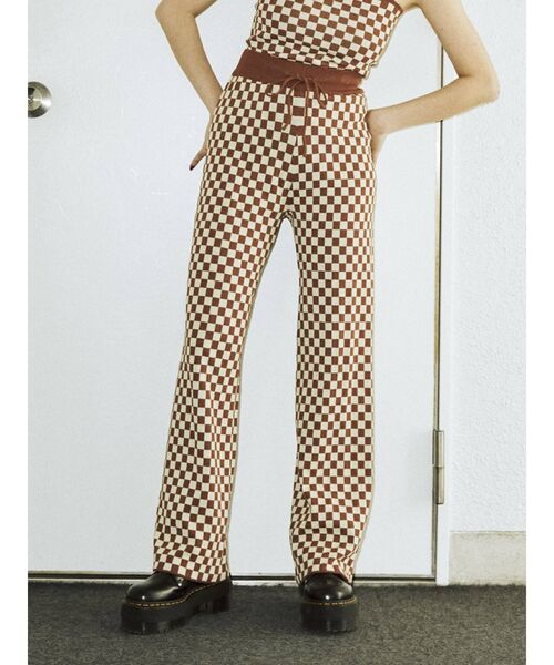 jouetie（ジュエティ）の「ジャガードニットパンツ（その他パンツ・レディース・グレー/ブラック/ピンク/ブラウン・MEDIUM）」の14枚目の写真