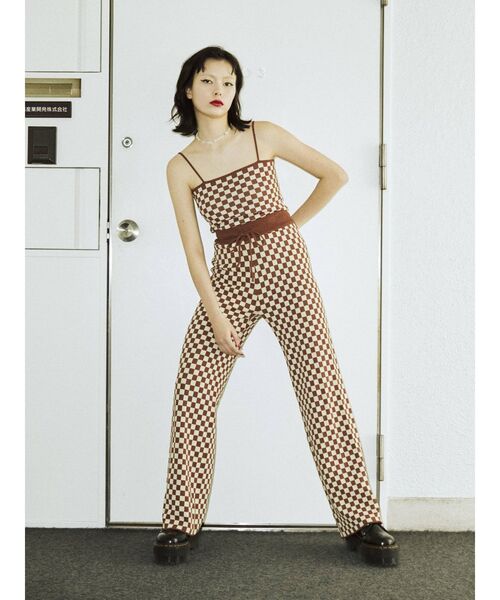 jouetie（ジュエティ）の「ジャガードニットパンツ（その他パンツ・レディース・グレー/ブラック/ピンク/ブラウン・MEDIUM）」の16枚目の写真