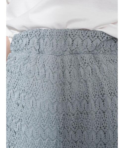 earth music&ecology（アースミュージックアンドエコロジー）の「レースパンツ ＊（その他パンツ・レディース・アイボリー/チャコールグレー/グレイッシュベージュ/ミント・FREE）」の11枚目の写真