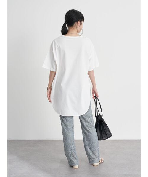 earth music&ecology（アースミュージックアンドエコロジー）の「レースパンツ ＊（その他パンツ・レディース・アイボリー/チャコールグレー/グレイッシュベージュ/ミント・FREE）」の14枚目の写真