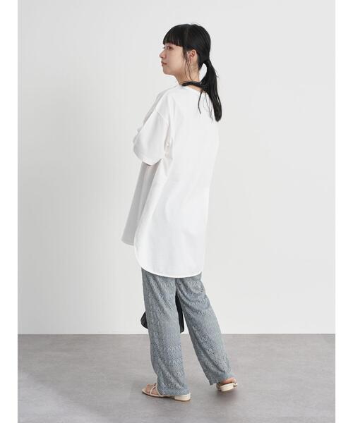 earth music&ecology（アースミュージックアンドエコロジー）の「レースパンツ ＊（その他パンツ・レディース・アイボリー/チャコールグレー/グレイッシュベージュ/ミント・FREE）」の15枚目の写真