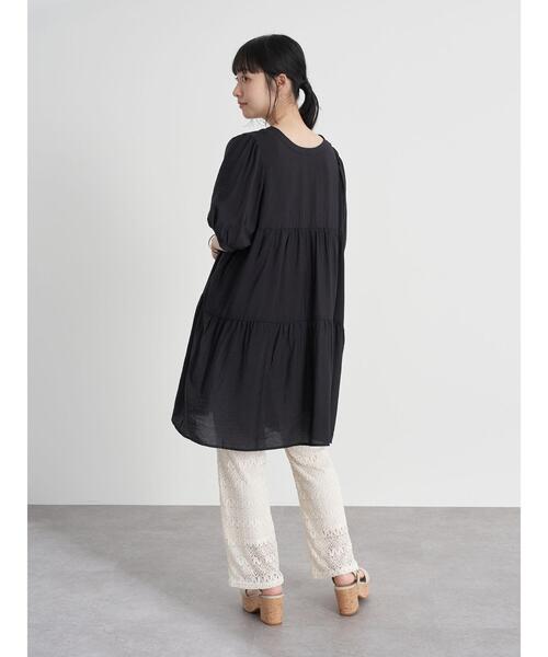 earth music&ecology（アースミュージックアンドエコロジー）の「レースパンツ ＊（その他パンツ・レディース・アイボリー/チャコールグレー/グレイッシュベージュ/ミント・FREE）」の20枚目の写真