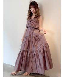 dazzlin | ティアードフレアノースリワンピース(ワンピース)