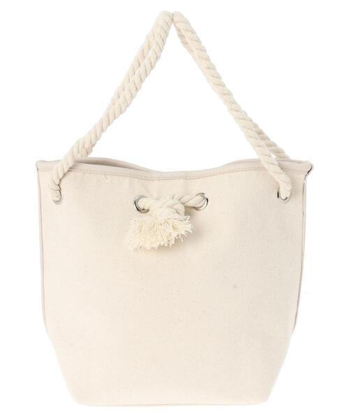 Green　Parks（グリーンパークス）の「・キャンバスバケツバッグ＊＊（トートバッグ・レディース・ブラック/ブラウン/グリーン/アイボリー・FREE）」の14枚目の写真