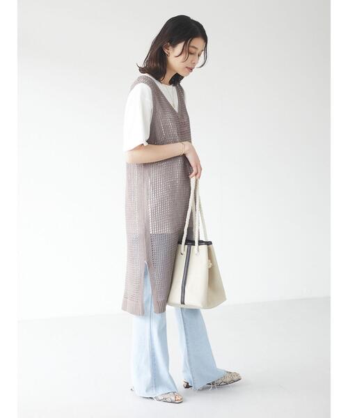 Green　Parks（グリーンパークス）の「・キャンバスバケツバッグ＊＊（トートバッグ・レディース・ブラック/ブラウン/グリーン/アイボリー・FREE）」の16枚目の写真