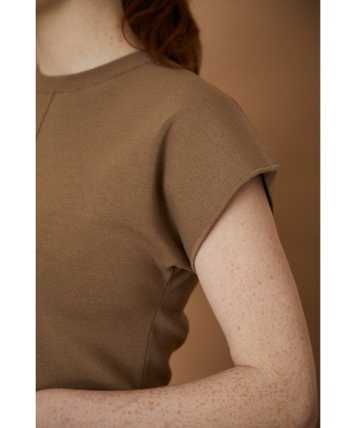 RIM.ARK(リムアーク)の「Basic summer knit tops(Tシャツ/カットソー・レディース・ホワイト/ブラック/ベージュ・38/36)」の17枚目の写真