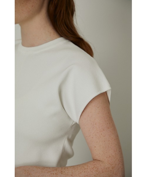RIM.ARK(リムアーク)の「Basic summer knit tops(Tシャツ/カットソー・レディース・ホワイト/ブラック/ベージュ・38/36)」の7枚目の写真