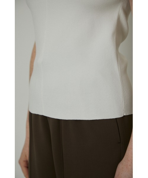 RIM.ARK(リムアーク)の「Basic summer knit tops(Tシャツ/カットソー・レディース・ホワイト/ブラック/ベージュ・38/36)」の14枚目の写真