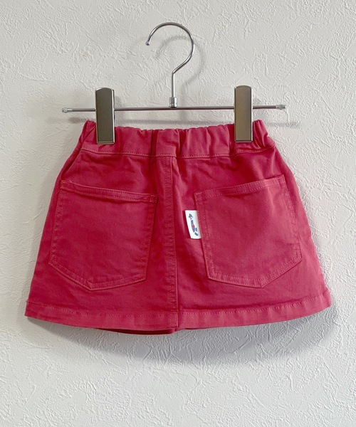 JIPPON(ジポン)の「オーバーダイミニスカート(kids/XS~L)(スカート・キッズ・パープル/ピンク/アイボリー・S/M/L/XS)」の3枚目の写真