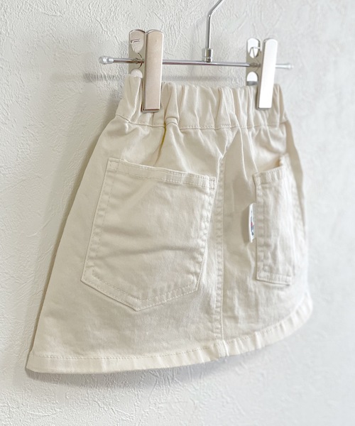 JIPPON(ジポン)の「オーバーダイミニスカート(kids/XS~L)(スカート・キッズ・パープル/ピンク/アイボリー・S/M/L/XS)」の6枚目の写真