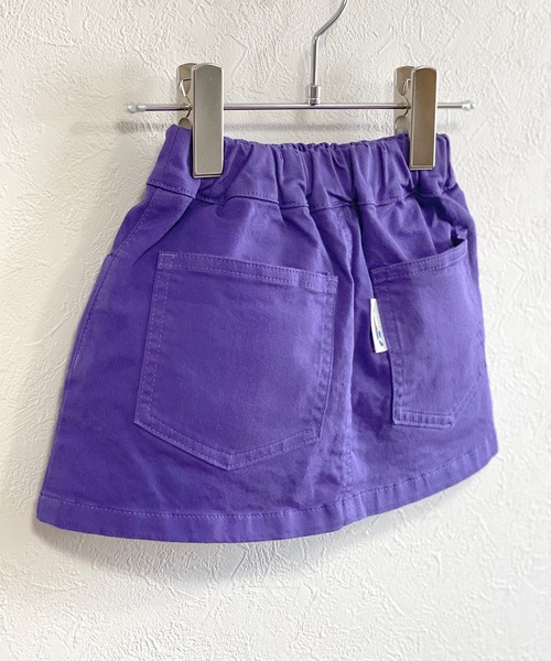 JIPPON(ジポン)の「オーバーダイミニスカート(kids/XS~L)(スカート・キッズ・パープル/ピンク/アイボリー・S/M/L/XS)」の8枚目の写真