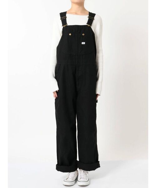 Lee(リー)の「【Lee】OVERALLS(サロペット/オーバーオール・レディース・ブラック/ブルー・MEDIUM/SMALL)」の5枚目の写真
