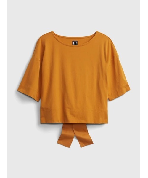 GAP(ギャップ)の「タイバックTシャツ(Tシャツ/カットソー・レディース・ホワイト/ブラック/ネイビー/その他・S/M/L/XL/XS/XXS)」の9枚目の写真