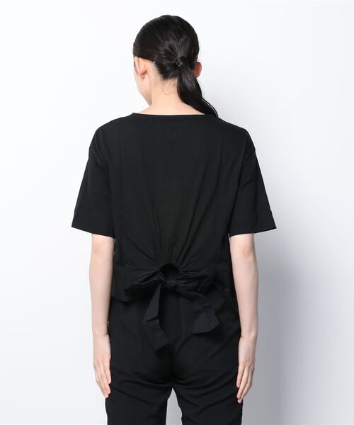 GAP(ギャップ)の「タイバックTシャツ(Tシャツ/カットソー・レディース・ホワイト/ブラック/ネイビー/その他・S/M/L/XL/XS/XXS)」の15枚目の写真