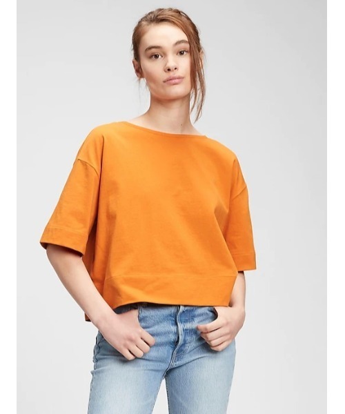 GAP(ギャップ)の「タイバックTシャツ(Tシャツ/カットソー・レディース・ホワイト/ブラック/ネイビー/その他・S/M/L/XL/XS/XXS)」の18枚目の写真