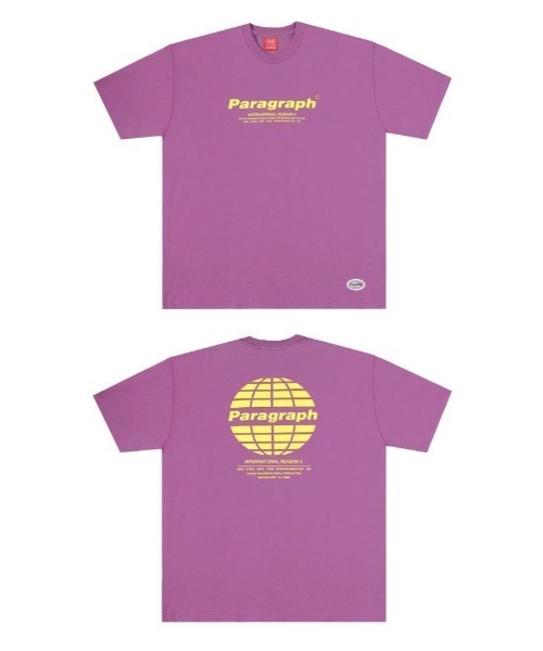 Paragraph（パラグラフ）の「Paragraph/パラグラフ/ロゴプリント半袖Tシャツ/Logo Tee/PARAGRAPH_NO.28（Tシャツ/カットソー・メンズ・ホワイト/チャコールグレー/ブラック/ベージュ/パープル/ネイビー/グレー/グリーン/アイボリー/ミント・FREE）」の10枚目の写真